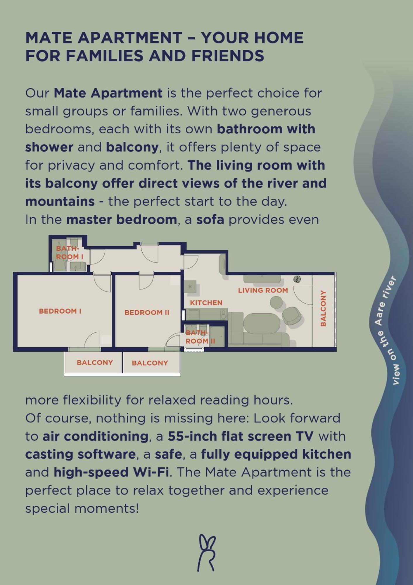 Hop Apartments & Suites Unterseen Bagian luar foto